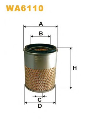 WIX FILTERS wa6110 -  Воздушный фильтр